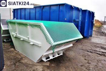 Siatki Darłowo - Siatka przykrywająca na kontener - zabezpieczenie przewożonych ładunków dla terenów Darłowa